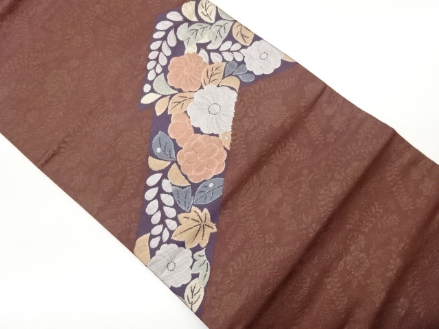 辻ヶ花模様織出し名古屋帯